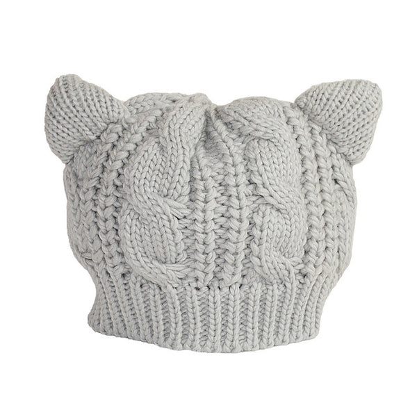 Adorable Cat Ear Knitted Beanies