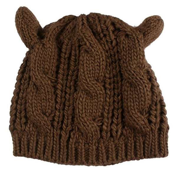 Adorable Cat Ear Knitted Beanies