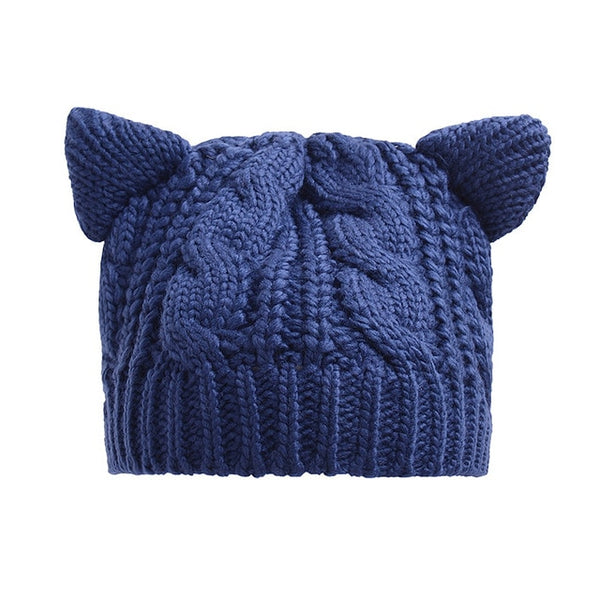 Adorable Cat Ear Knitted Beanies