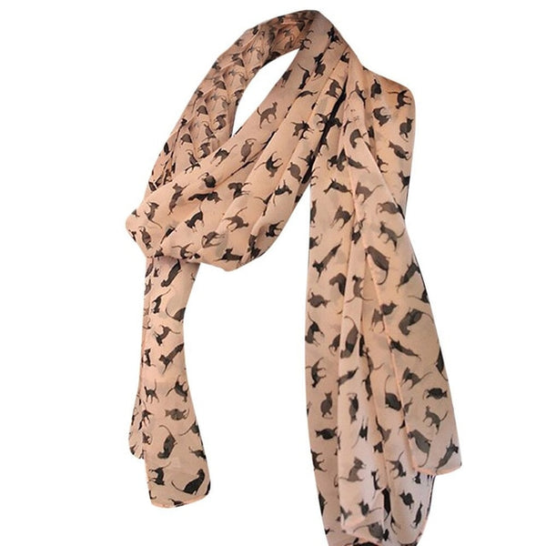 Chiffon Cat Scarf