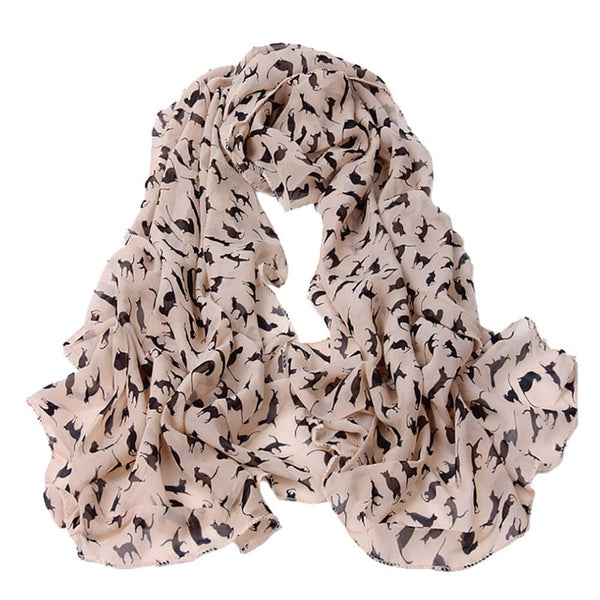 Chiffon Cat Scarf