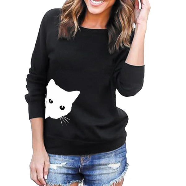 Women's Kitty Sweatshirt