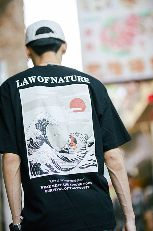 The Law Of Nature Printed T-shirt