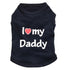 Love Mommy&Daddy Cat Vest